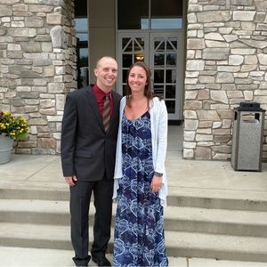 Maxi Blue Print Dress